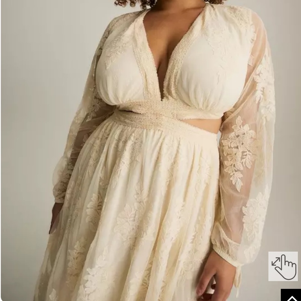 Torrid Festi Embroidered Lace Maxi Dress - Picture 9 of 11